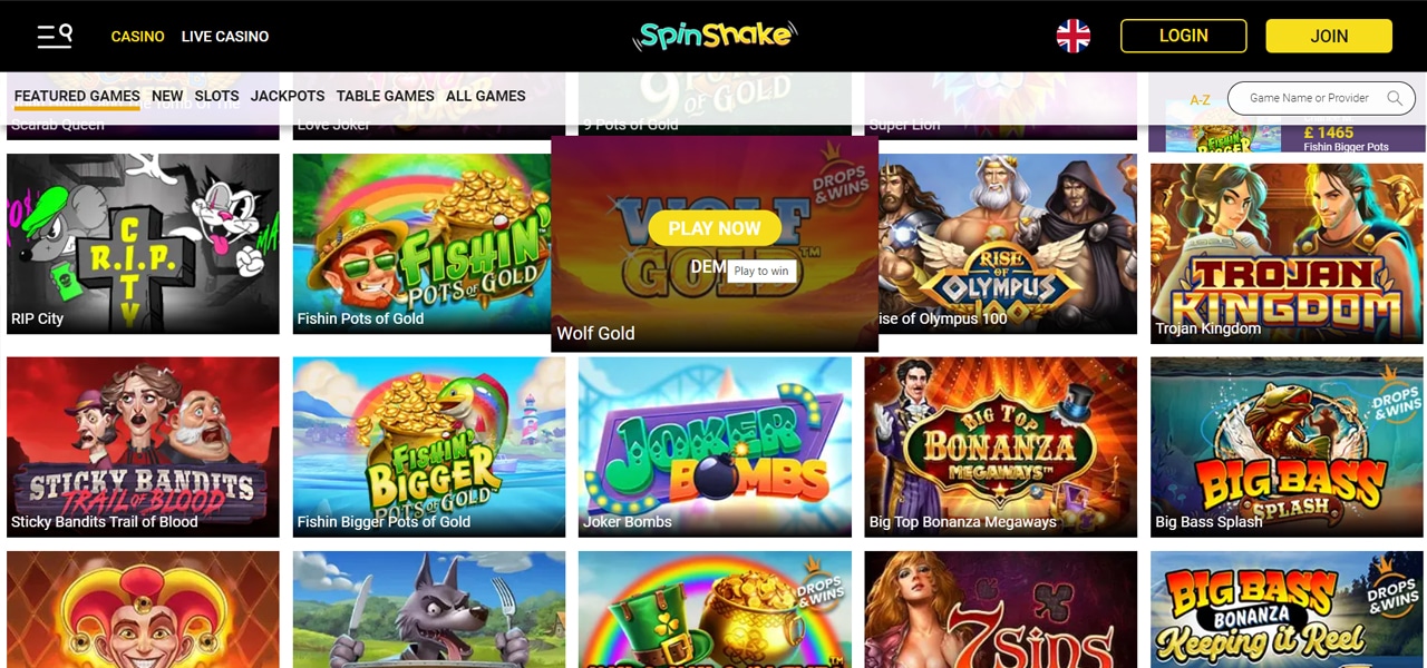 spinshake casino